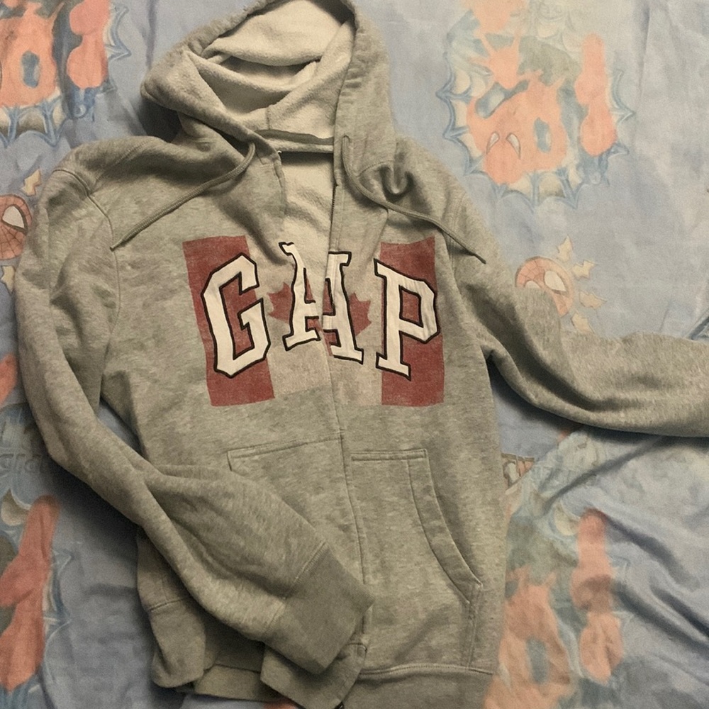 Men’s gap zip-up hoodie size m